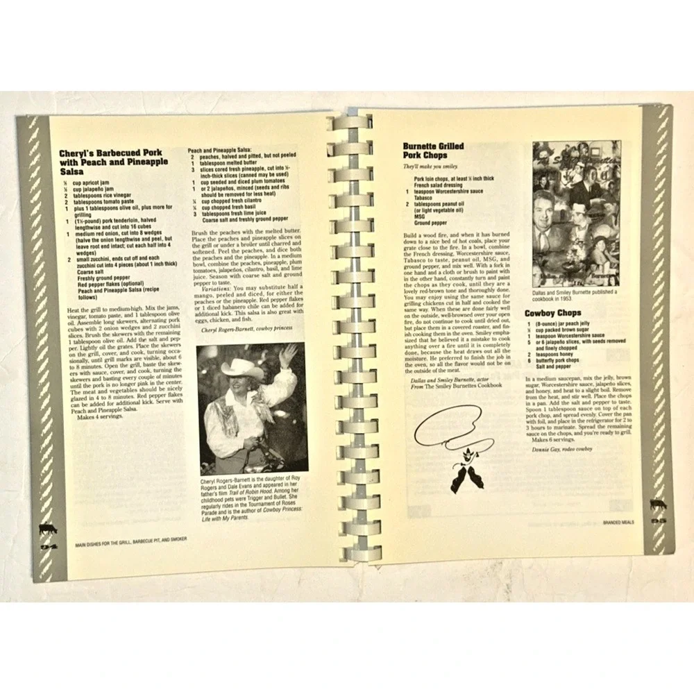 All-American Cowboy Grill Cookbook Western TV &‎ Movie Star Rodeo Ranch Recipes